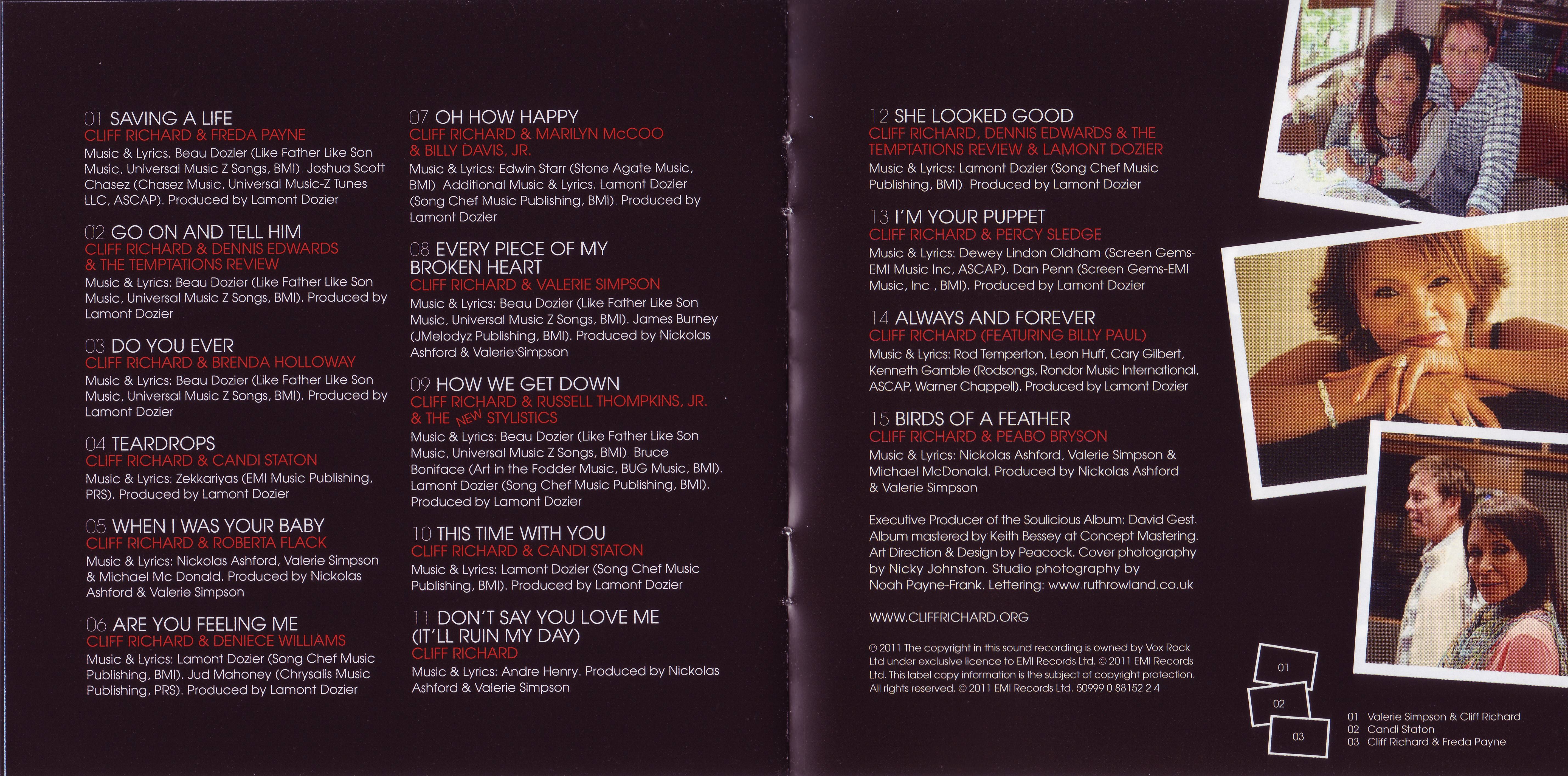 Cliff Richard Soulicious : Booklet 4